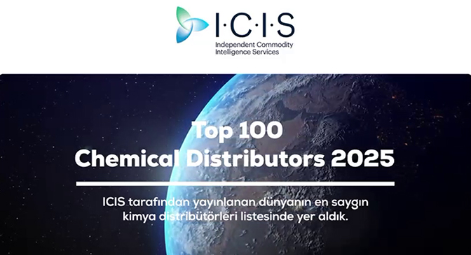Fuchs Kimya, ICIS’in Küresel Kimya Distribütörleri Listesinde